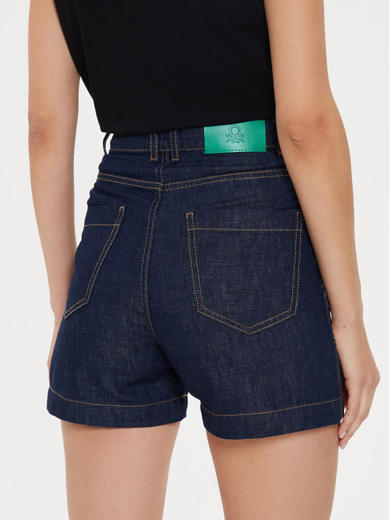 United Colors Of Benetton United Colors Of Benetton Джинсові шорти 42CLD9015 Cиній Regular Fit
