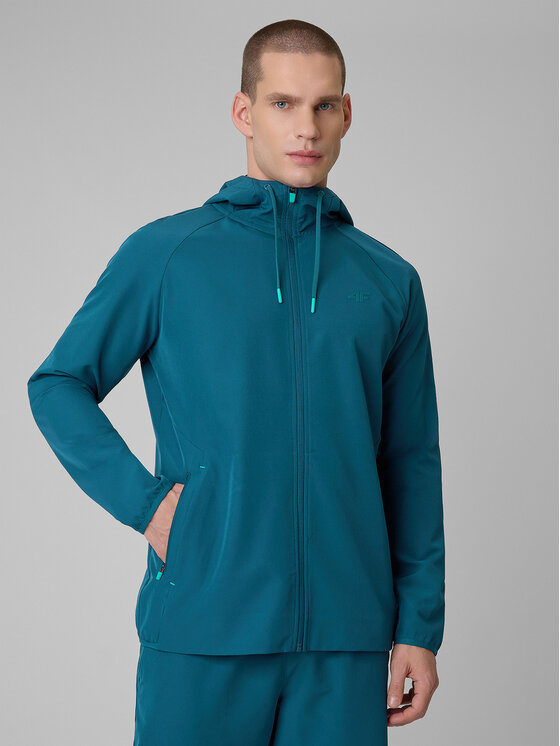4F 4F Bluza TRAINING CLUB Granatowy Regular Fit