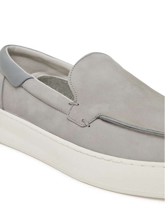 Filling Pieces Filling Pieces Półbuty Signature Loafer 79128261878 Szary