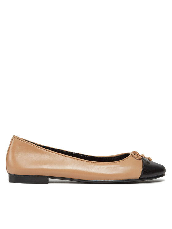 Tory Burch Tory Burch Balerini Cap-Toe Ballet 154513 Bej