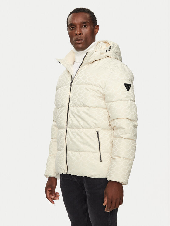Guess Guess Geacă din puf M4BL42 WG9L2 Bej Regular Fit