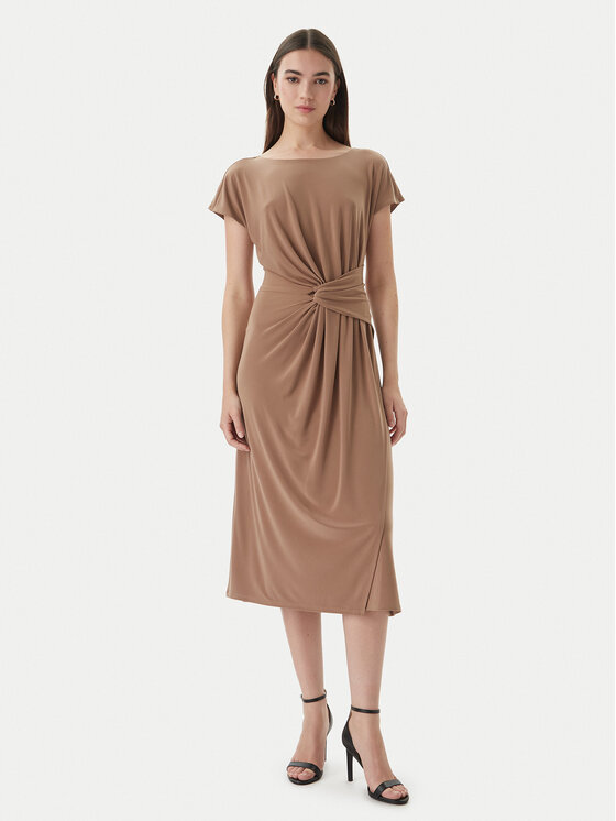 Joseph Ribkoff Rochie de zi 261146 Bej Relaxed Fit