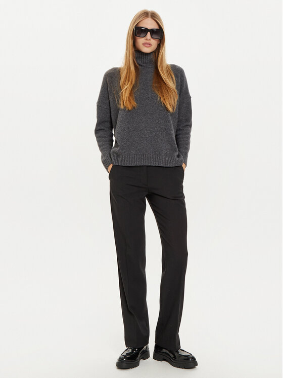Calvin Klein Calvin Klein Spodnie materiałowe K20K207633 Czarny Regular Fit