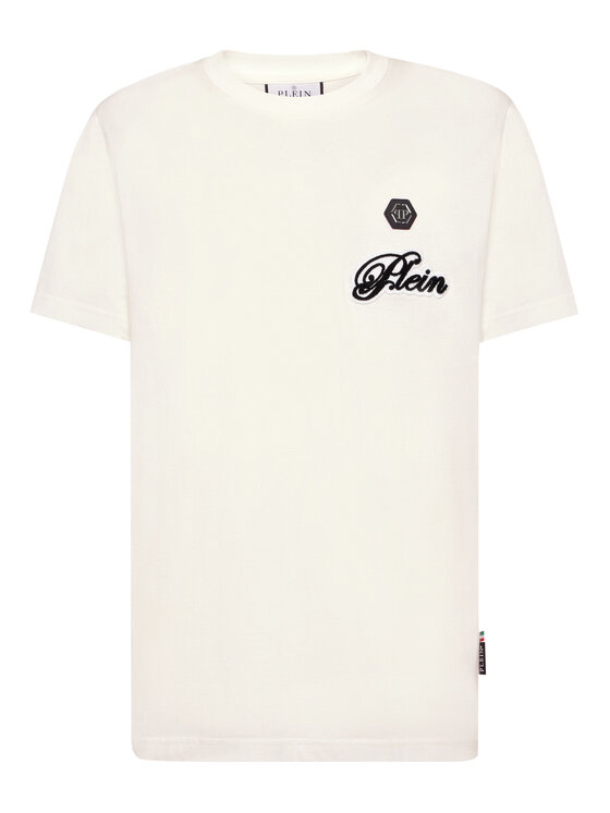 PHILIPP PLEIN PHILIPP PLEIN T-Shirt 27151 Biały Regular Fit