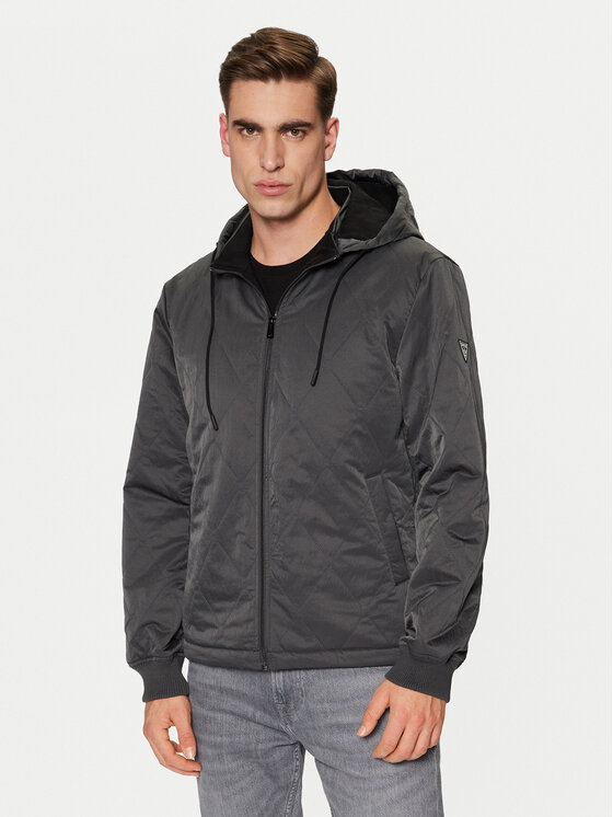 Guess Guess Übergangsjacke M5RL10 WGUF2 Grau Regular Fit