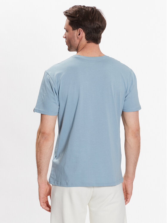 Alpha Industries Alpha Industries T-Shirt Basic 118533 Niebieski Regular Fit