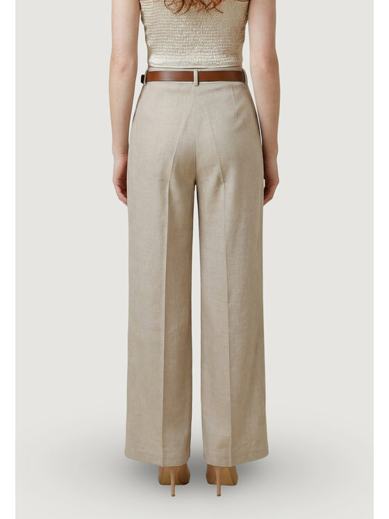 Artigli Artigli Pantaloni palazzo CON CINTURA Beige Blazer Fit