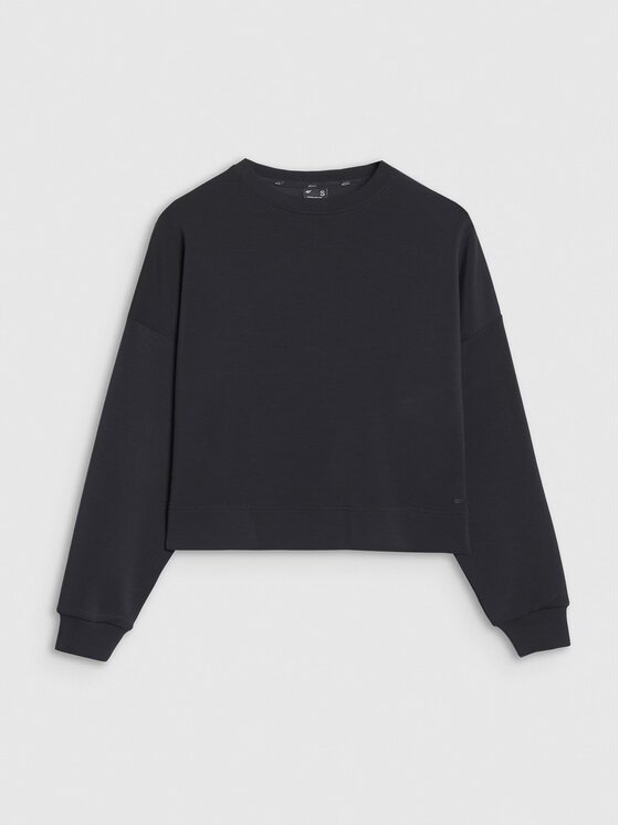 4F 4F Felpa 4FWSS25TSWSF1576-20S Nero Regular Fit