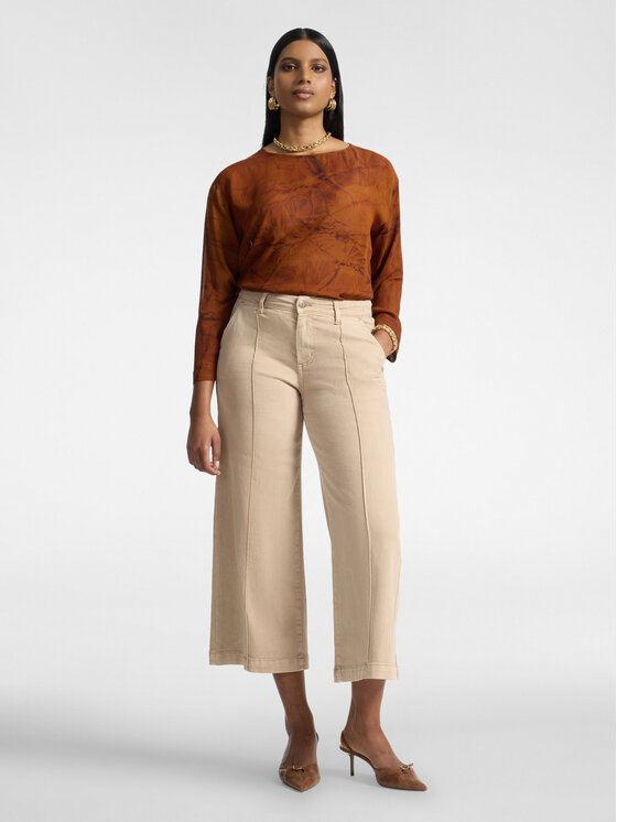 Elena Mirò Elena Mirò Bluzka 2019Z100072N001 Pomarańczowy Boxy Fit
