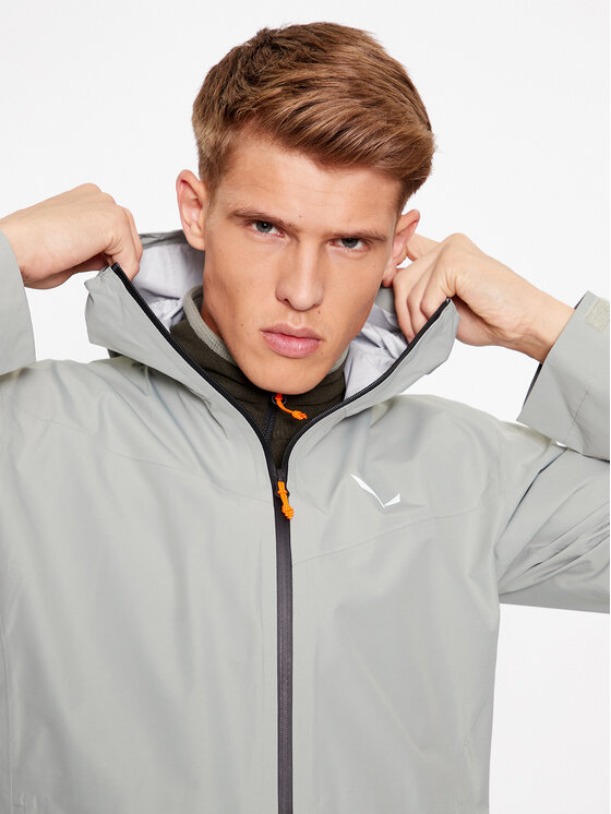 Salewa Salewa Dežna jakna Puez 2.5L 28615 Siva Regular Fit