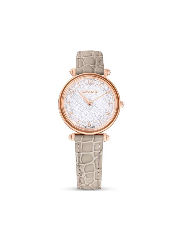 Swarovski Zegarek Crystalline Wonder 5656899 Różowe złoto | Modivo.pl