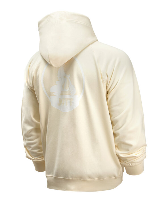 Jott Jott Spodnie dresowe Branco Logo Écru Regular Fit