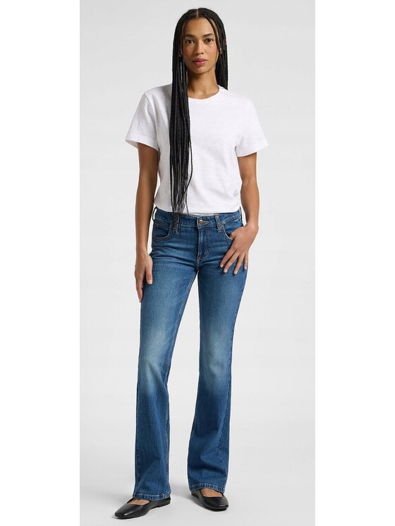 Lee Lee Jeansy Jessica Niebieski Bootcut Fit