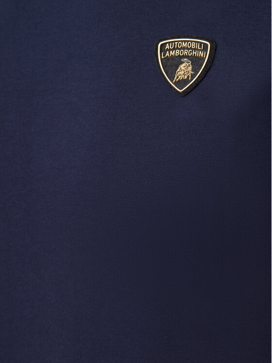Lamborghini Lamborghini Marškinėliai B3XUB7S5 Tamsiai mėlyna Regular Fit