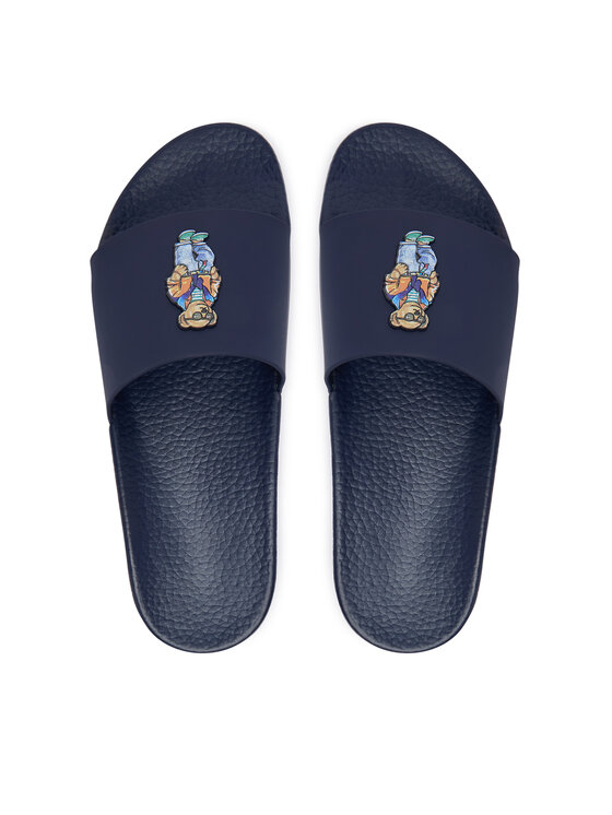 Polo Ralph Lauren Polo Ralph Lauren Iešļūcenes Polo Bear Slide 809P09762002 Tumši zils