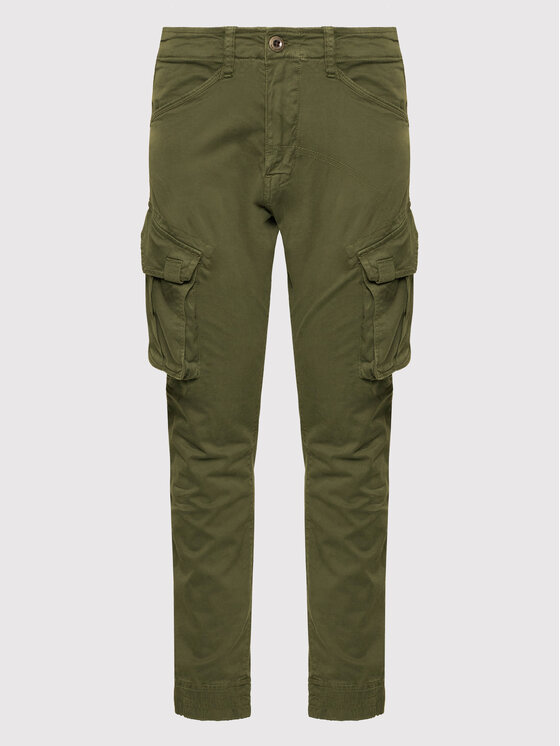 Alpha Industries Alpha Industries Joggers kalhoty Spy 116203 Zelená Tapered Fit