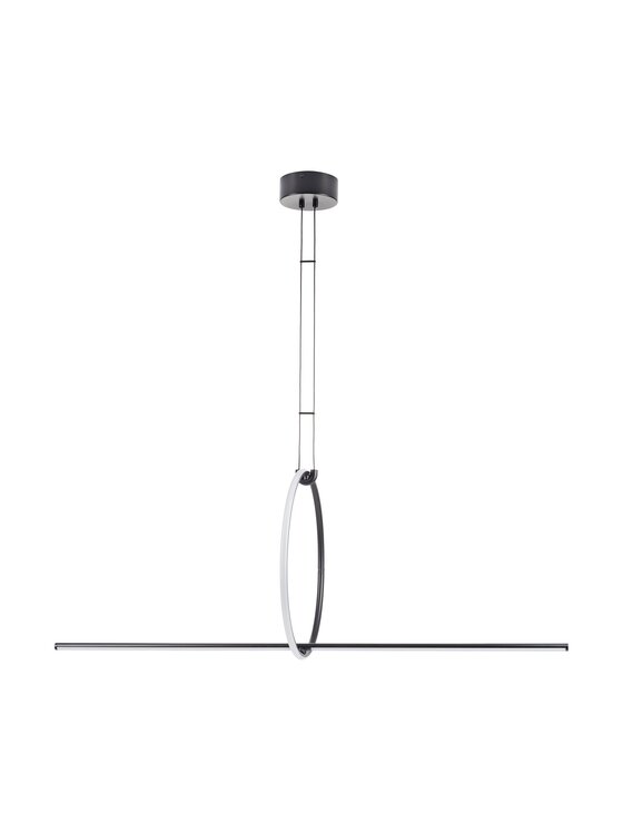 Lampa MIAhome, wisząca FORMA LED czarna 110 cm
