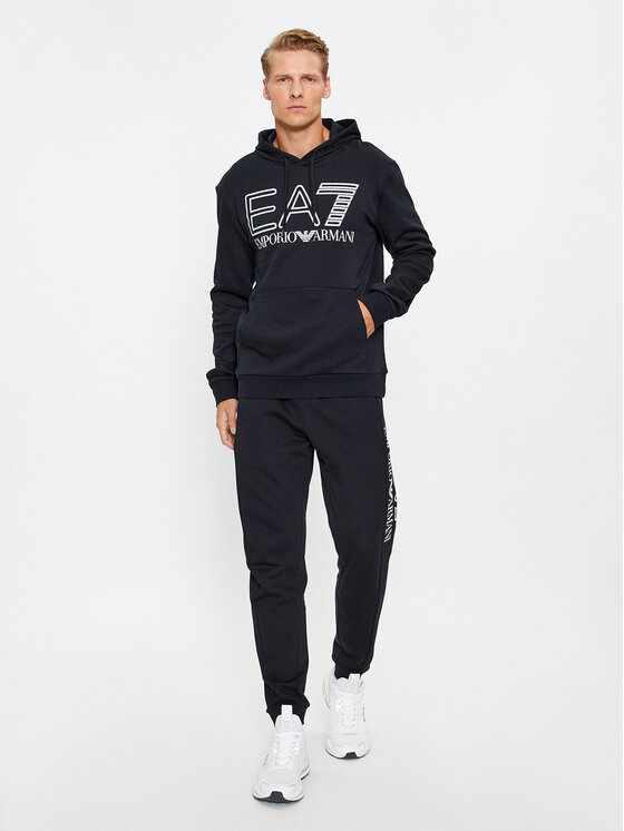 EA7 Emporio Armani EA7 Emporio Armani Felpa 6RPM09 PJSHZ 1200 Nero Regular Fit