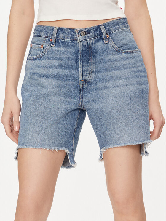 Levi's® Levi's® Дънкови шорти 501® 90's A1962-0020 Син Loose Fit