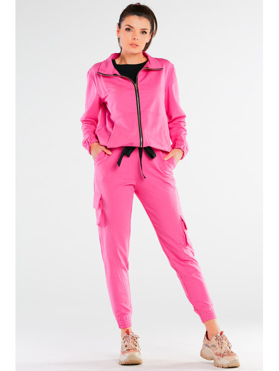 Infinite You Infinite You Bluza M246 Fioletowy Basic Fit