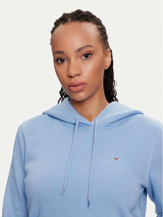 Tommy Jeans Tommy Jeans Majica dugih rukava Flag DW0DW19727 Plava Regular Fit