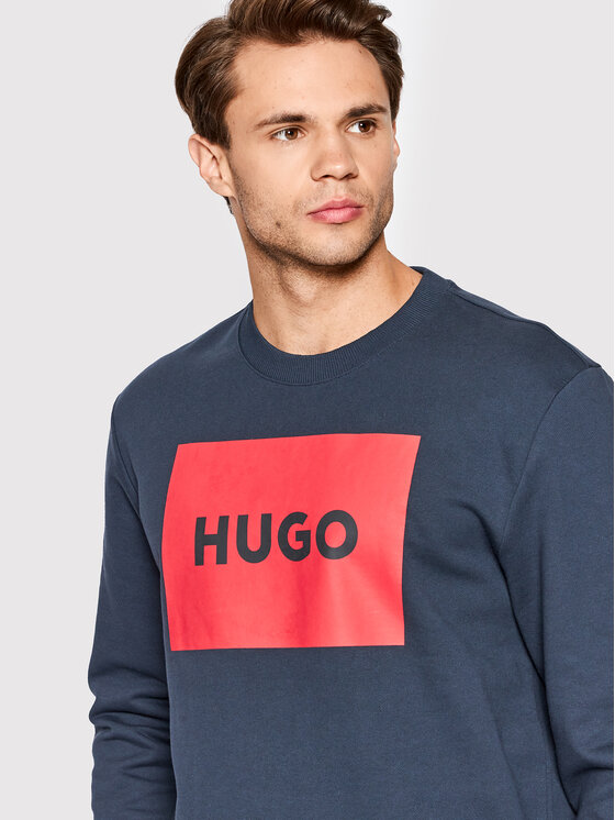 HUGO Hugo Bluză Duragol222 50467944 Bleumarin Regular Fit