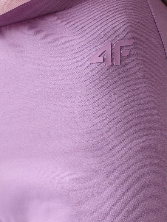 4F 4F Legginsy SUMMERTIME JOY Fioletowy
