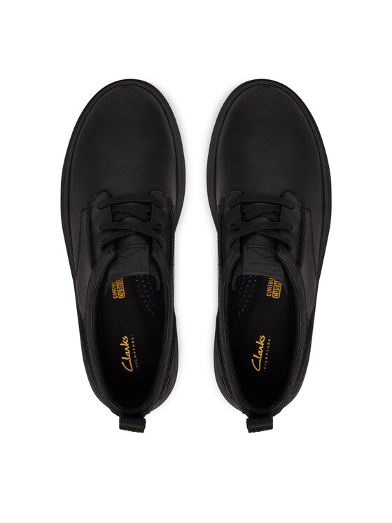 Clarks Clarks Pantofi Polden Lace 26181379 Negru
