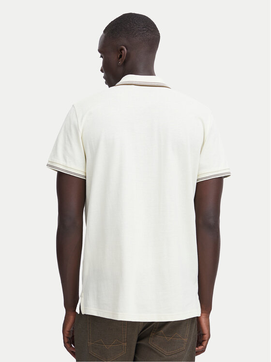 Blend Blend Polokošile 20716474 Écru Regular Fit