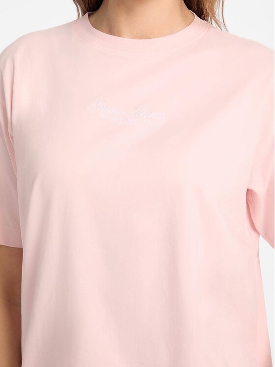 Guess Jeans Guess Jeans T-Shirt 177619 Růžová Classic Fit