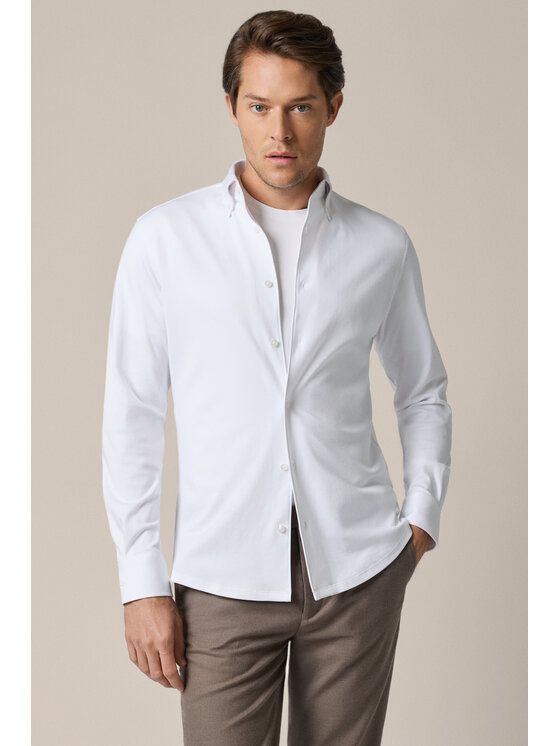 Lancerto Lancerto Koszula Lussano KO073126000057 Biały Regular Fit
