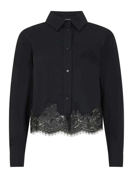 PHILIPP PLEIN PHILIPP PLEIN Koszula 28978 Czarny Fitted Fit