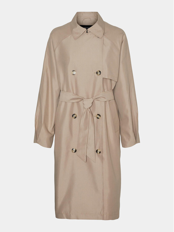 Vero Moda Curve Vero Moda Curve Vihmamantel Doreen 10307261 Beež Regular Fit