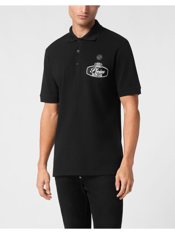 PHILIPP PLEIN PHILIPP PLEIN Polokošile 22263 Černá Slim Fit