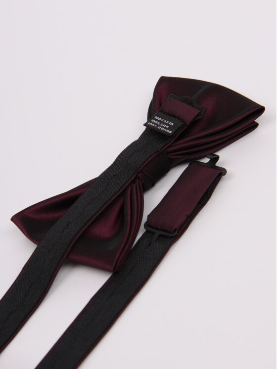 ELSNER ELSNER Παπιγιόν BUTTERFLY Z JEDWABNEGO ŻAKARDU A5395 Μπορντό