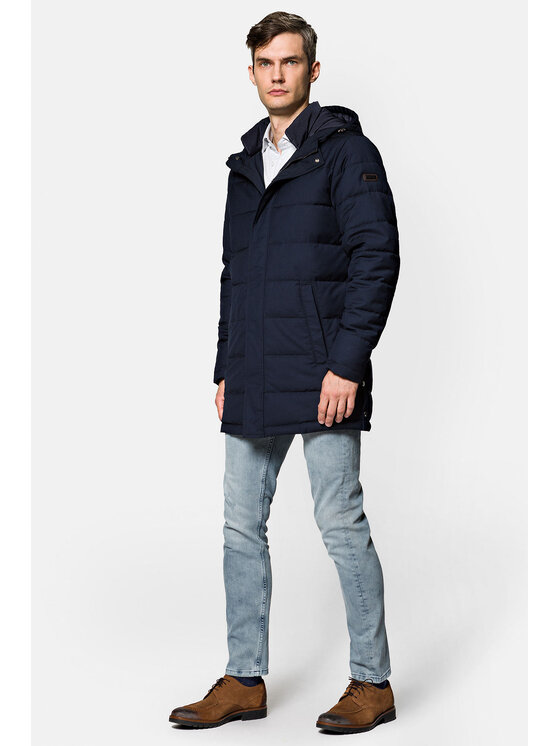 Lancerto Lancerto Kurtka puchowa Copenhagen KU097222000004 Granatowy Regular Fit