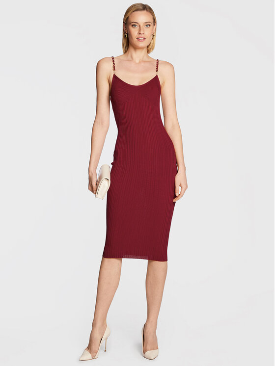 Abito da cocktail AM-78S-27E2-V360 Bordeaux Slim