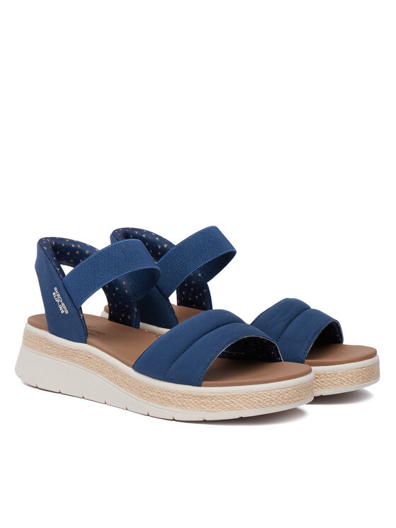 Skechers Skechers Sandali Skechers Slip-Ins: BOBS Sun Ray Blu scuro