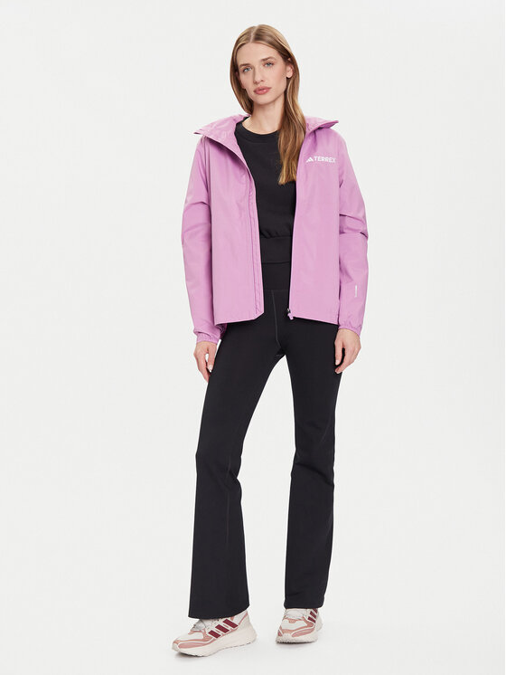 adidas adidas Nepremokavá bunda Multi Essentials 2L Rain JY0481 Fialová Regular Fit