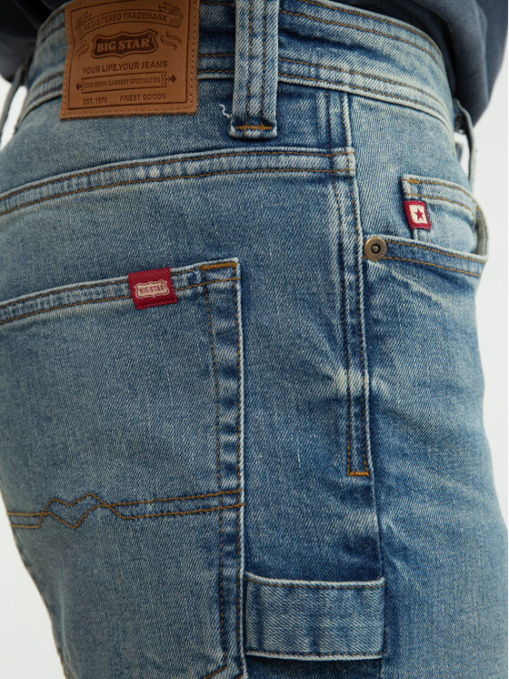 BIG STAR BIG STAR Jeansy COLT WORKWEAR Niebieski Straight Leg