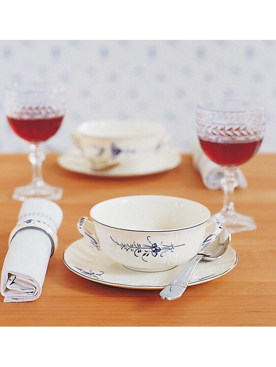 Villeroy & Boch Villeroy & Boch Spodek do filiżanki Old Luxembourg Villeroy & Boch Biały