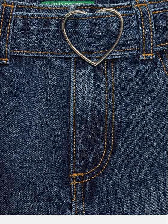 United Colors Of Benetton United Colors Of Benetton Jeansy 4AW7CE033 Modrá Slouchy Fit