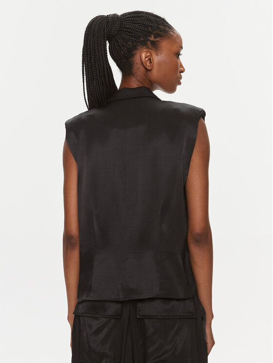 Herskind Herskind Γιλέκο Line Vest 4995985 Μαύρο Regular Fit