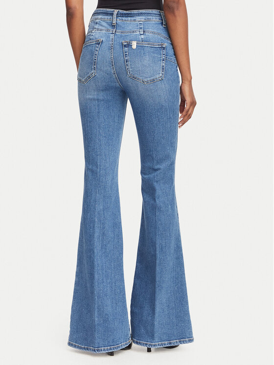 Liu Jo Liu Jo Teksad UF6087 D0264 Sinine Bootcut Fit
