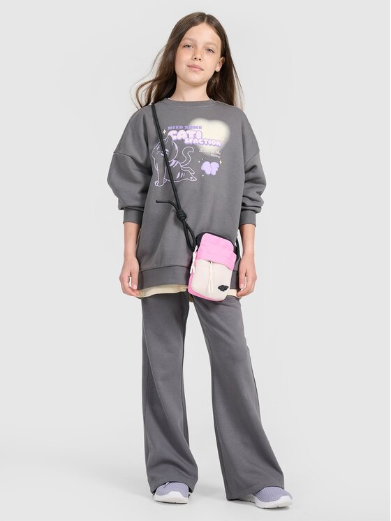 4F 4F Bluza 4FJRAW25TSWSF2438-22S Czarny Oversize