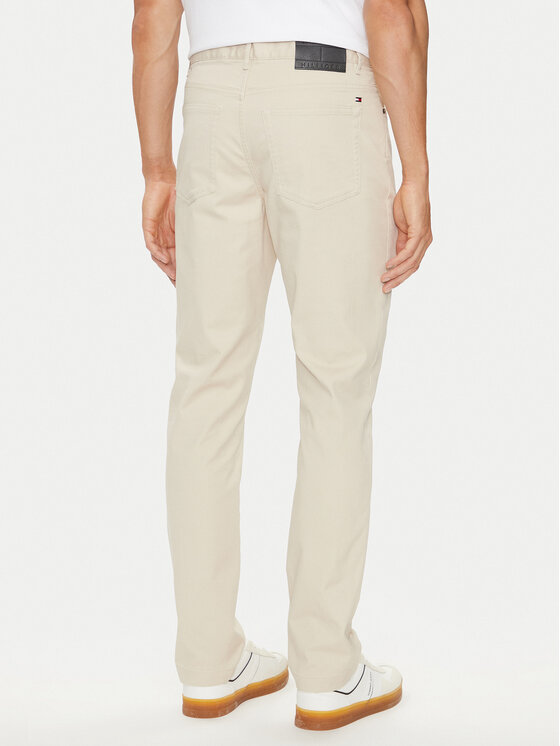 Tommy Hilfiger Tommy Hilfiger Παντελόνι υφασμάτινο Denton MW0MW36429 Μπεζ Straight Fit