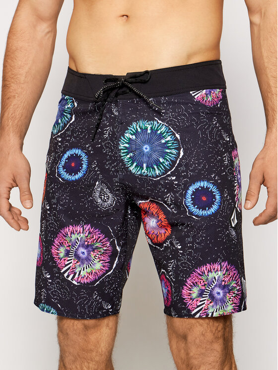 Volcom Pantaloncini da bagno Coral Morph 20 A0812107 Nero Regular Fit •  Modivo.it