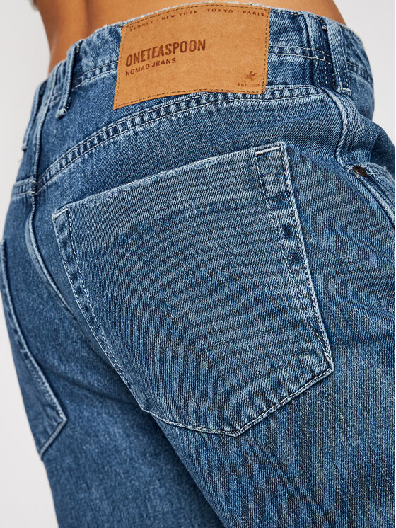 One Teaspoon One Teaspoon Blugi Relaxed Fit Nomand 23630 Albastru Relaxed Fit