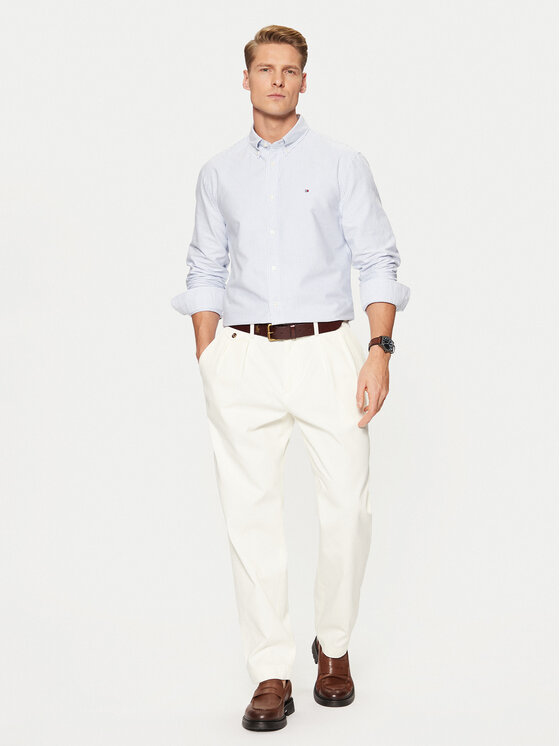 Tommy Hilfiger Tommy Hilfiger Koszula MW0MW36238 Niebieski Regular Fit