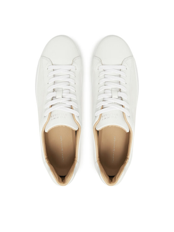 Tommy Hilfiger Tommy Hilfiger Sneakersy Premium Cupsole Leather FM0FM05412 Biały